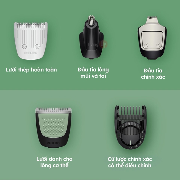 Tông đơ đa năng 16-in-1 Philips All-in-One Trimmer 9000 (Model 2026)