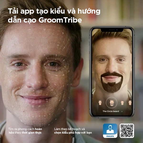 Tông đơ cắt tóc & máy cạo râu đa năng Philips Multigroom Series 9000 (25 pieces)