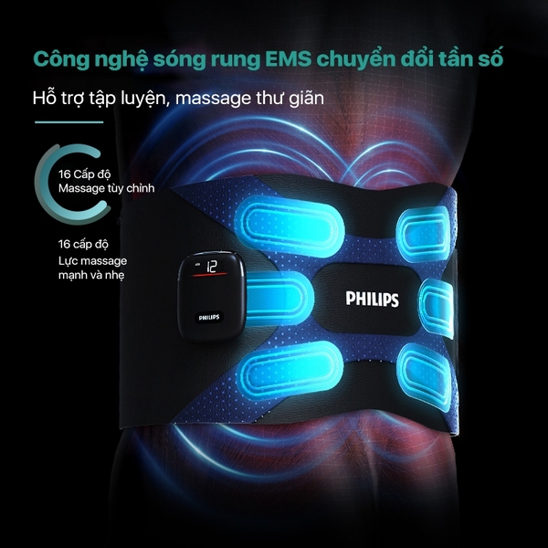 Đai massage lưng Philips PPM4331