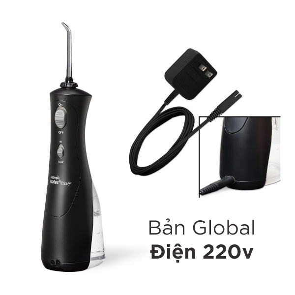 Máy tăm nước không dây Waterpik WP-462 PLUS (Màu đen)