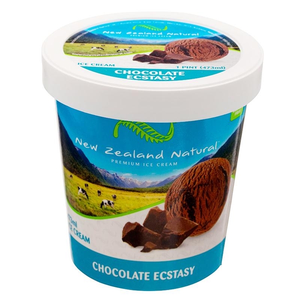 Kem New zealand Natural Premium Icecream chocolate ecsctasy Supreme 473ml