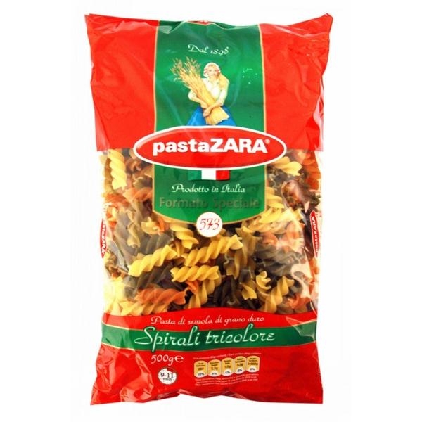 Mỳ SPIRALI TRICOLORI (57.3) - PASTA ZARA - 500G