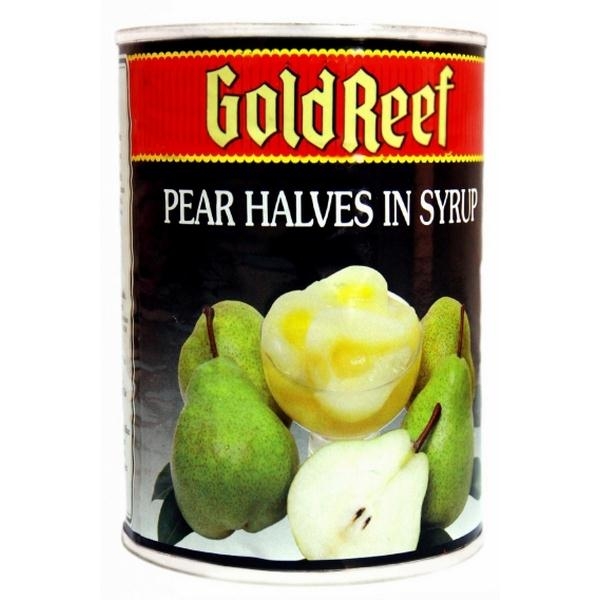 LÊ NGÂM GOLD REEF PEAR HALVES IN HEAVY SYRUP 465G.825G