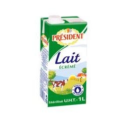 Sữa tươi president lait ecreme 1L
