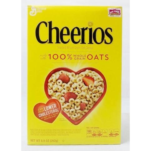 Ăn Sáng Cheerios 100% Whole Gran OATS 252g
