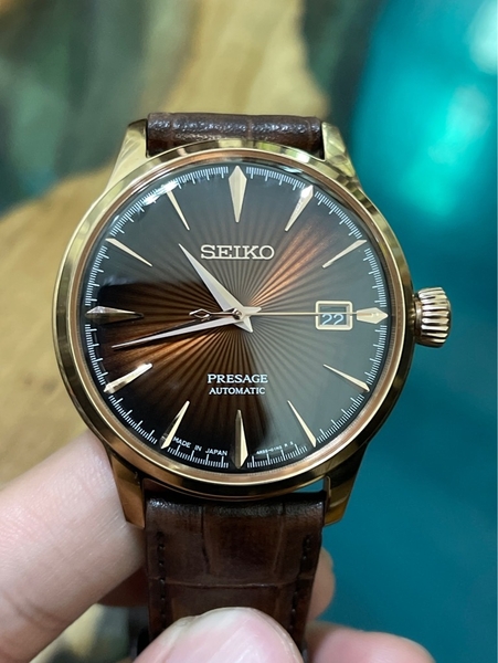 Đồng hồ Seiko Presage Cocktail SRPB46J1, Seiko 4R35 | Review đồng hồ nhật |  Quang Lâm.