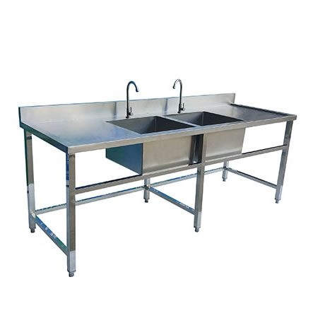 Chậu Rửa Bát Công Nghiệp 2 Hố, 2 Cánh