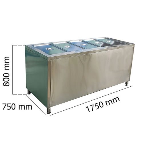 Tủ Giữ Nóng Thức ăn 5 Khay GN 1-2