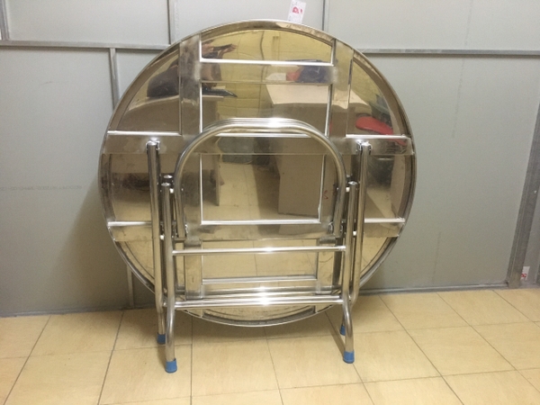 Bàn tròn inox 1M
