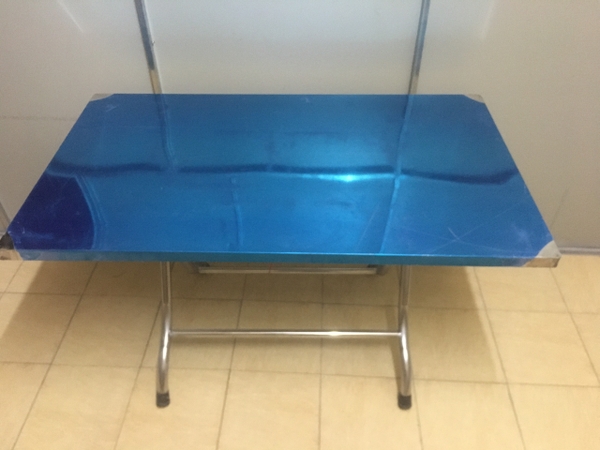 Bàn xếp inox chữ nhật  1200x700mm