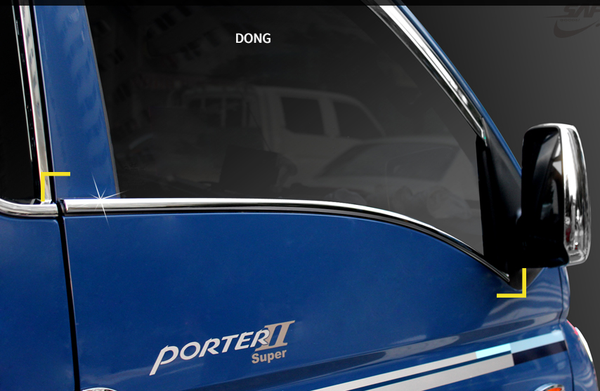 Ốp mạ chân kính Porter 2, H150