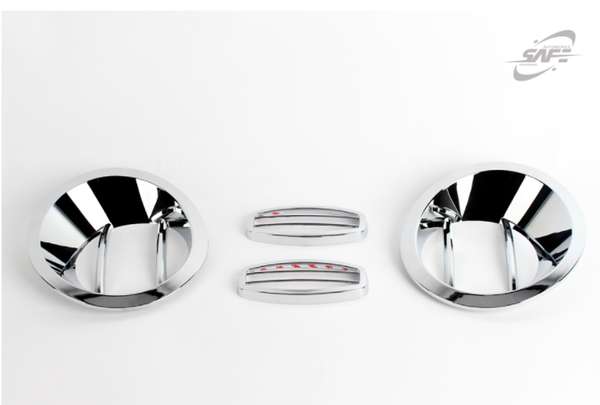 Ốp mạ đèn gầm  và xi nhan xe Porter 2 đời thấp