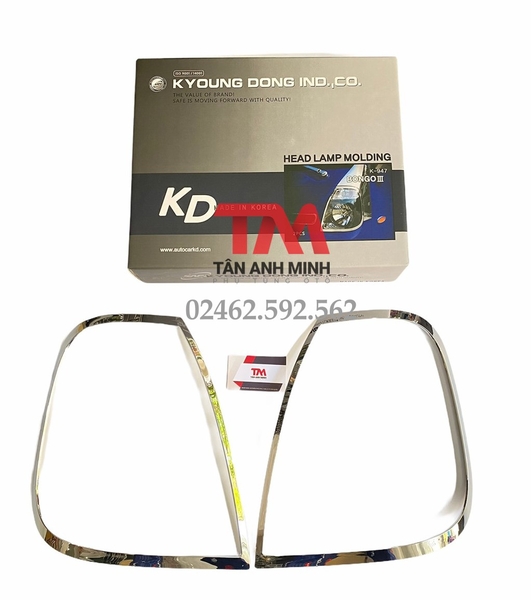 Ốp mạ đèn pha K250 mẫu 2