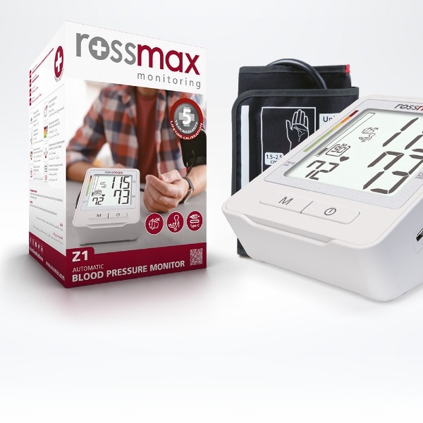 MÁY ĐO HUYẾT ÁP BẮP TAY ROSSMAX Z1 DỄ SỬ DỤNG VỚI MÀN HÌNH HIỂN THỊ RÕ RÀNG
