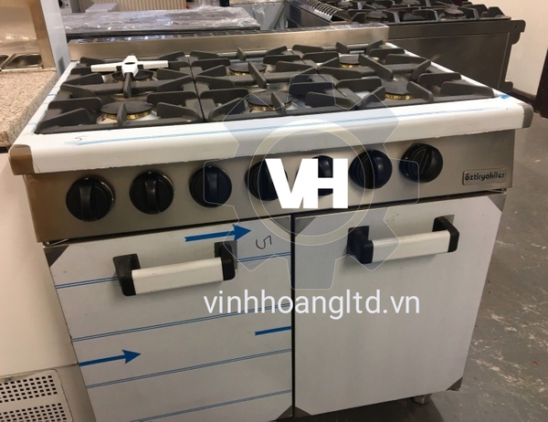 bếp âu 6 họng có lò nướng