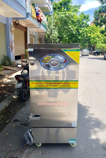 tủ cơm công nghiệp 8 khay