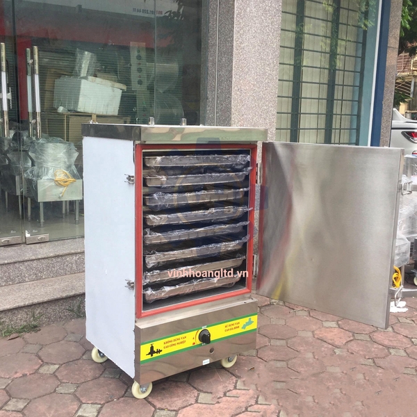 tủ cơm công nghiệp 8 khay