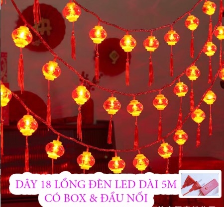 Dây Lồng Đèn 18 Led Nháy Dài 5M Có Đầu Nối (6)