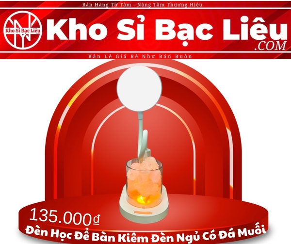 ĐÈN HỌC ĐỂ BÀN KIÊM ĐÈN NGỦ CÓ ĐÁ MUỐI (12)