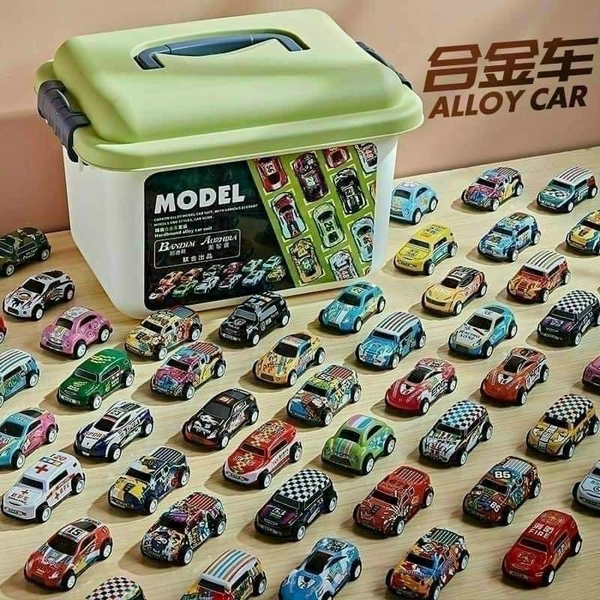 Bộ 30 đồ chơi mô hình xe ô tô bánh đà cho bé Loại 1 (7)