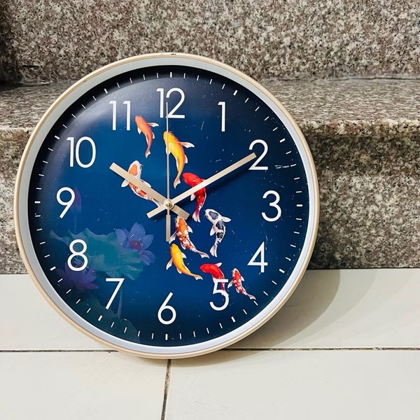 Đồng Hồ Treo Tường KIM TRÔI NHIỀU HÌNH Size 20cm (5)