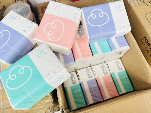 Giấy Rút Lụa Topgia 300 Tờ Loại 1 (mua thùng zá 4,5k) (0.5)