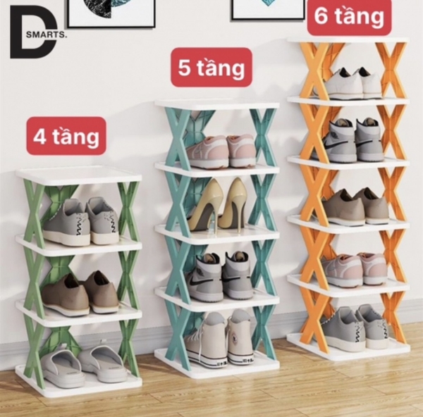 Kệ Dép 5 Tầng Chữ X Tiện Lợi (2)
