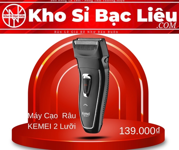 Máy Cạo Râu Kemei 2 Lưỡi Mã 8013 Chính Hãng (14)