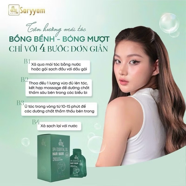 MẶT NẠ TÓC, MASK Ủ XẢ DƯỠNG TÓC (1)
