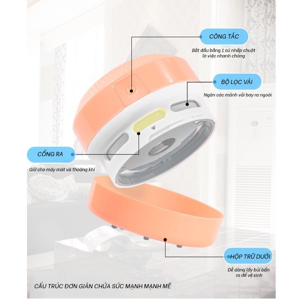 Máy Hút Bụi Mini Chuyên Dụng Hút Bụi Bàn Phím (4)
