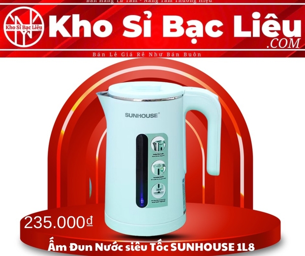 Ấm Đun Nước Siêu Tốc Sunhouse Chính Hãng 1l8 (20)