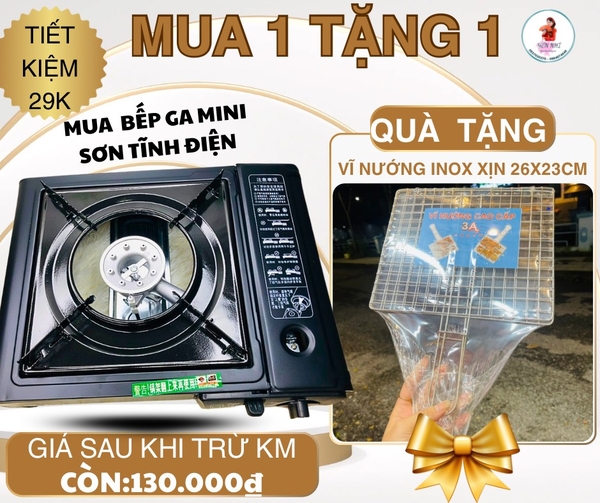 BẾP GAS MINI SƠN TĨNH ĐIỆN HÀNG BEILE CHÍNH HÃNG NỘI ĐỊA FULL BOX (16)