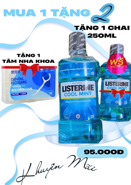 NƯỚC XÚC MIỆNG LISTERINE 1 TẶNG 1 HÀNG THAILAND (7)