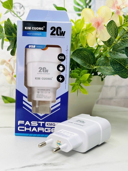 CỐC SẠC NHANH 20W CHÍNH HÃNG KIM CƯƠNG MÃ 620 (4)