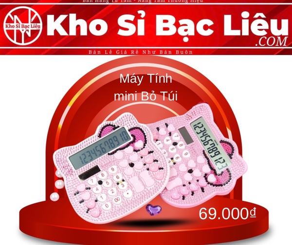 Máy Tính Hình Mèo Kitty Kim Cương (6)