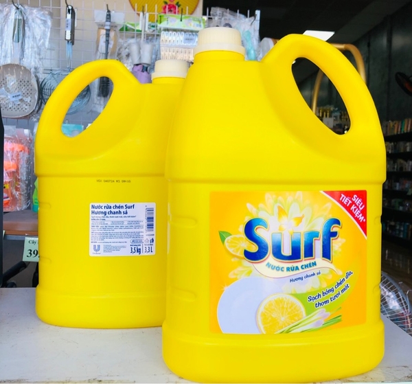 CAN NƯỚC RỬA CHÉN 3.5kg SURF CHÍNH HÃNG ( Ko áp dụng cho giảm 10%) (5)