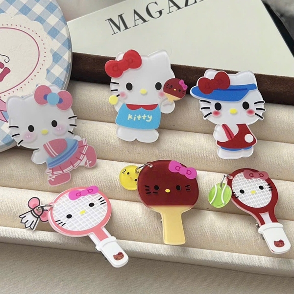 SET 2 KẸP TÓC KITTY THỂ THAO (2)