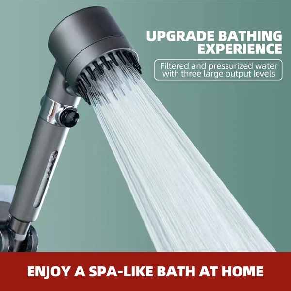 Bộ Vòi Sen Tăng Áp Kèm Dây 4 in 1 (4)