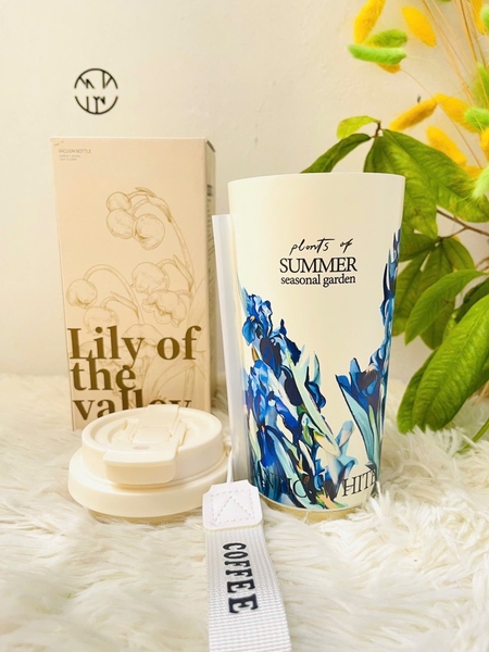 LY GIỮ NHIỆT HÌNH HOA ĐẸP SANG TRỌNG 500ml (7) '