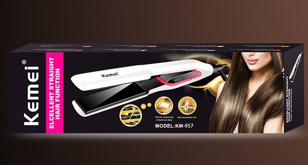 Máy Duỗi Tóc Kemei 957 Chính Hãng (20)