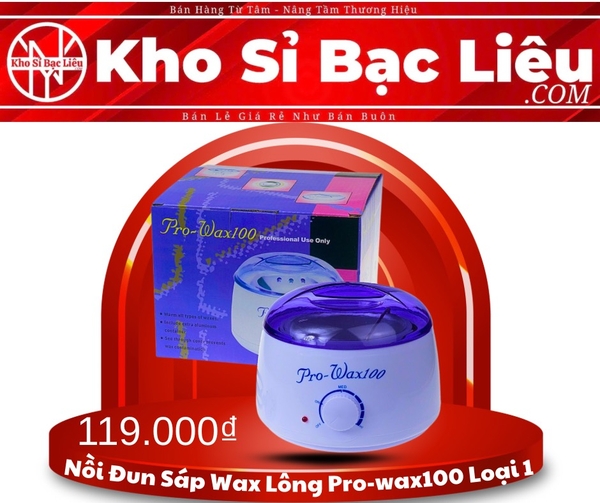 Nồi đun sáp wax Carnafen Pro-wax100 Loại 1