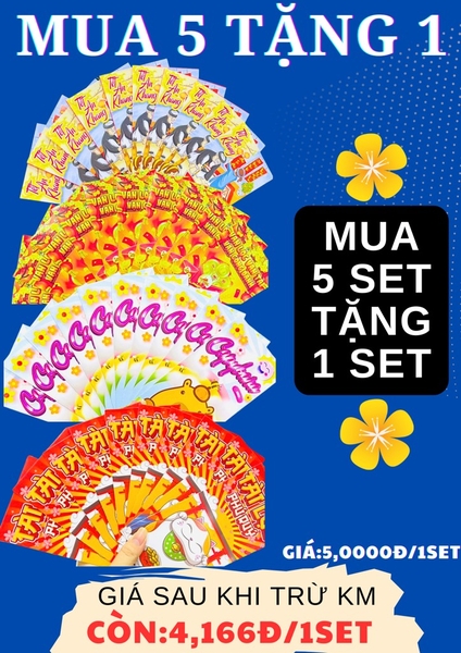 SET 10 BAO LÌ XÌ NHIỀU HÌNH MẪU XỊN ( MUA 3 TẶNG 1) (1)