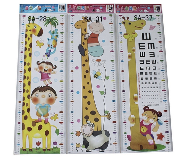 Decal Tranh Thước Đo Hình Thú (2)