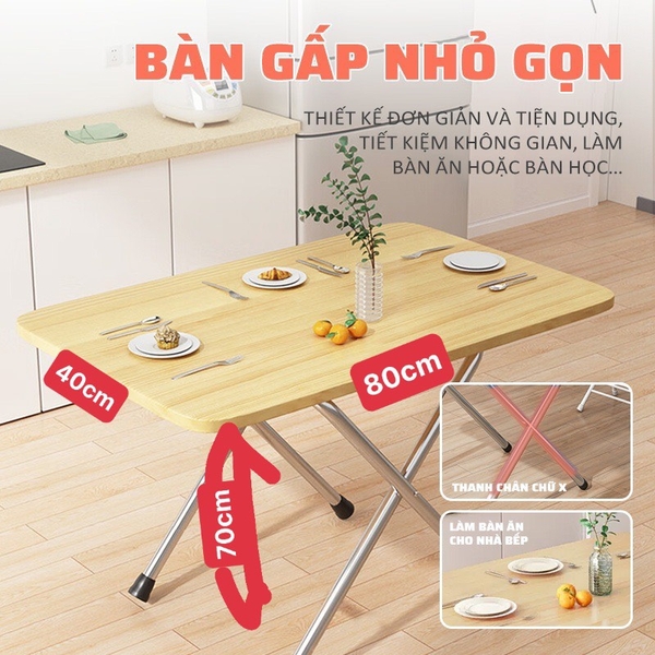 Bàn Ăn Chữ X Lớn Cao 70cm Dài 80cm Rộng 40cm (10)
