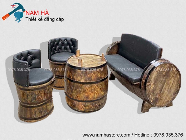 bàn ghê gố bọc da cao cấp