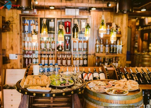 tu dung ruou bang go thong