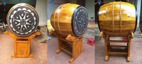trống gỗ mít