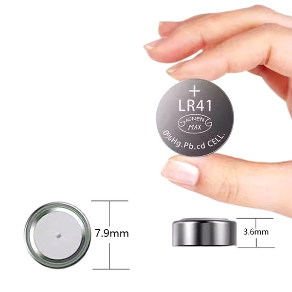 Pin Liền 3 Viên LR41 AG Bọc 3 Viên Liền 4.5VDC Kích Thước 7.9mmx108mm
