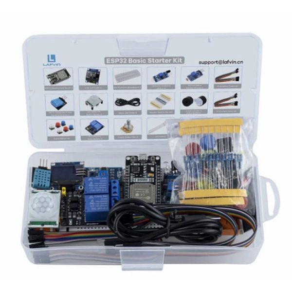 Bộ Kít Học Tập HNB Mạch WIFI ESP-32S Kèm Hộp Nhựa