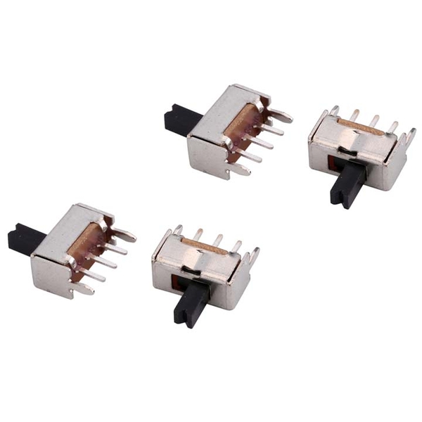 Produktbild von Gebildet 150x SPDT Mikroschiebeschalter SS-12d00 – Vertikal, 3 Pin, 2 Positionen, 0,5 A/50 V DC